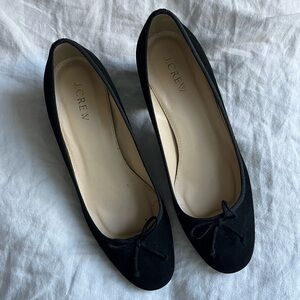 J. Crew Ballet Flats Block Heel 7.5